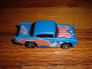 Vintage 1976 Hot Wheels Toy Car 1957 57 Chevy Chevrolet Red White Blue