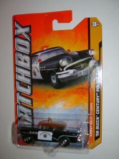 Hotwheels Matchbox 56 Buick Century Police Car MBX Old Town 2012