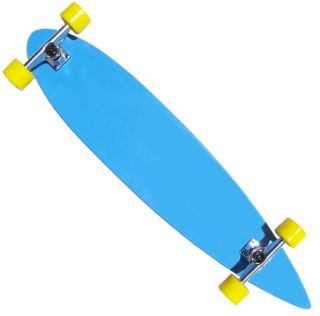 Light Blue Skate Longboard Complete Deck Trucks Wheels