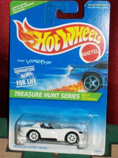 Hot Wheels Treasure Hunt 1996 Dodge Viper RT 10 White
