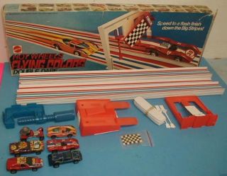 1974 Hot Wheels Redline Flying Colors Double Dare Race Set 6 Cars