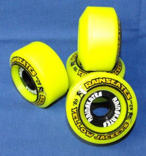 Rainskates Yellow Jackets 62mm D C Skateboard Wheels