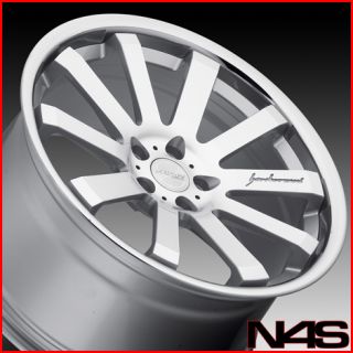 Lexus IS250 is350 MRR CV8 Silver Concave Staggered Wheels Rims