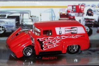 Hot Wheels 1956 Ford Panel Champion Spark Plugs Mint 1 64