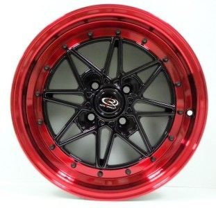 15 Rota SA Racing Wheels Tires 4x100 Red Mini Cooper S