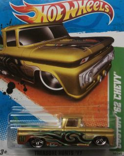 2011 Hot Wheels Treasure Hunts 4 Custom 62 Chevy Card in Fair