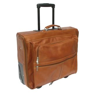 Piel Leather Garment Bag on Wheels Carry on Luggage Model 2019