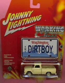 Johnny Lightning 65 Chevy Pickup Truck Stock Wheels w Dirtboy Plate