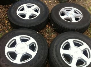Chevy Trailblazer GMC Envoy 16 Aluminum Wheels Rims and Tires