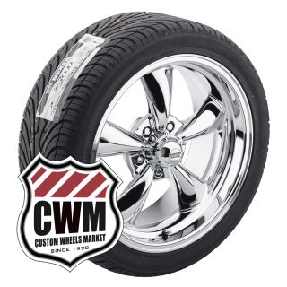 18x9 Chrome Wheels Tires 235 40ZR18 275 35ZR18 for Buick Century 73 81