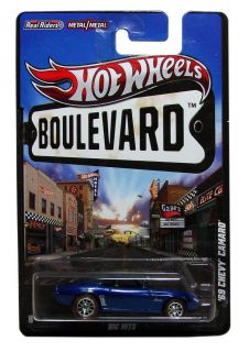 Hot Wheels Boulevard Big Hits 69 Chevy Camaro Blue Brand New