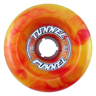 Tunnel Funnel Skateboard Wheels 77mm 78A Str Orange