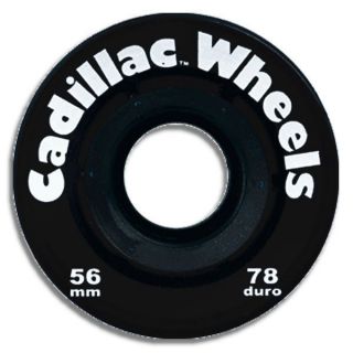 Cadillac Skateboard Wheels 56mm 78A Black