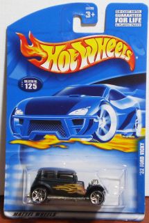 HW 125 32 Ford Vicky Black PR5 Flames Hot Wheels Collector