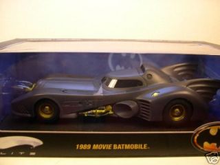 Hot Wheels 1 18 Elite Batmobile 1989 Movie Version