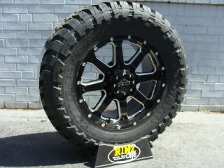 18 Gear Alloy 726MB Wheels 33x12 50R18 33 Toyo Open Country MT Tires