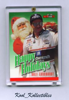 RARE Dale Earnhardt 96 Wheels Happy Holidays Insert
