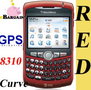 New Rim Blackberry 8310 Curve Unlocked Cell Phone at T Red Smartphone