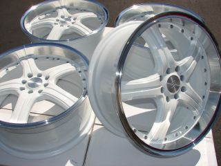 18 White Wheels Rims 4x100 4x114 3 Integra Accord Civic Sephia Miata