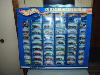 Hot Wheels 2001 Collector Edition 96 Car Set with Treasure Hunt Cars