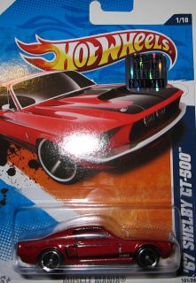 2011 101 67 SHELBY GT 500 MUSCLE MANIA SERIES 1 10 HOTWHEELS FACTORY