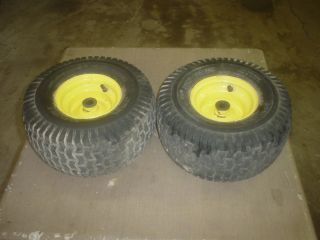 Deere L100,L108,L111,L118 Lawn Tractor Front Wheels & Tires 15X6.00 6