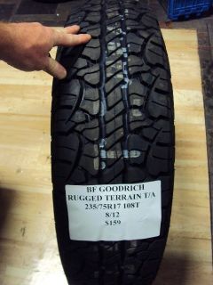 BF Goodrich Rugged Terrain T A 235 75R17 108T Brand New Tire