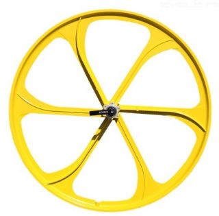  Bike Mountain Bike Front Wheels Disc Brake Only w Q R Yellow