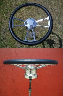 Billet Steering Wheel 4 Chevy Truck Camaro 57 68 Blue