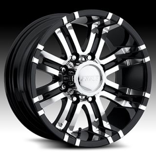 American Eagle style 197 wheels rims, 18x9, 6x135mm superfinish/black