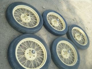 Model T 21 Wire Wheels and Tires