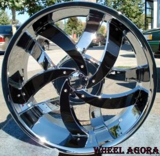 24 INCH RIMS WHEELS TIRES V825 F 150 NAVIGATOR EXPEDITION 5 on 5 5x127