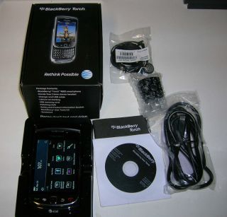 Unlocked RIM BlackBerry Torch 9800 Smartphone WiFi GSM Complete in OEM
