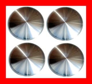 15 Stainless Steel Racing Disk Full Moon Hubcaps New