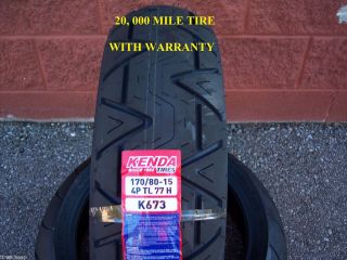170 80 15 Rear Premium 20 000 Mile Kenda K673 Motorcycle Tire Free