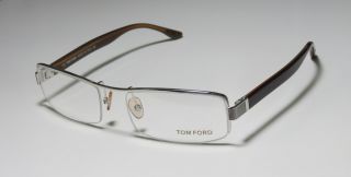 New Tom Ford TF 5093 55 18 135 Half Rim Silver Eyeglasses Glasses