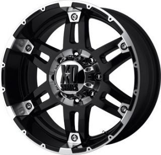 18 XD Series XD797 Spy Wheels Tires Offroad Black Rims
