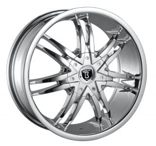 20 inch Borghini B14 Chrome New Wheels Tires Fit 300 Magnum