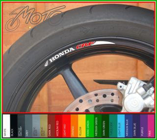 Honda CRF Wheel Rim Stickers Decals 150 250 450 230F 450R 250RC