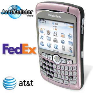 NEW RIM BlackBerry Curve 8310 Pink AT T Mobile Quadband GSM GPS Phone