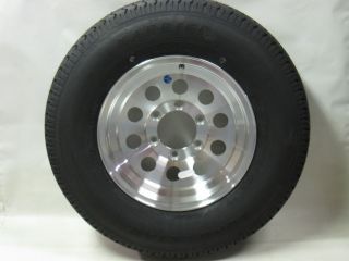 225 75R15 LRE 10 Ply Kenda Trailer Tire on 15 6 Lug 03 Aluminum