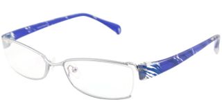 Optical Frame RX Able Eyeglasses Frames Silver Rim Spark 4009