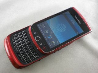 Unlocked Red Blackberry Torch 9800 at T T Mobile Any Sim BB Rim