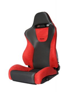 Recaro Sport Red Black Driver Passenger Car Seat