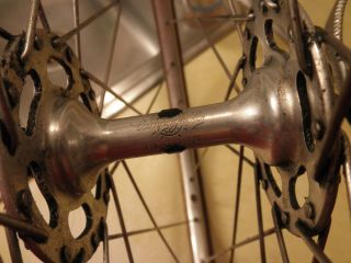  Italian Wheelset Campagnolo Record Hubs Fir and Fiamme Rims 36 Hole