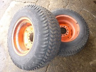 Kubota B7100 4x4 Tractor Good Year 29x12 00 15 Rear Tires Rims