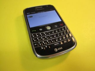 UNLOCKED GSM Blackberry RIM BOLD 9000 Cell Phone AT T Branded GOOD