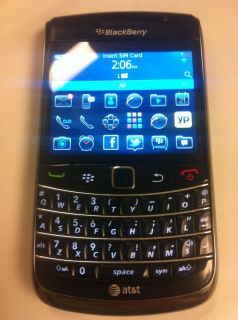 RIM BlackBerry Bold 9700 3G GSM WIFI GPS Quad Bands Black AT T 2GB