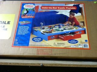 Thomas The Train Under The Bed Trundle Table on Casters Wheels