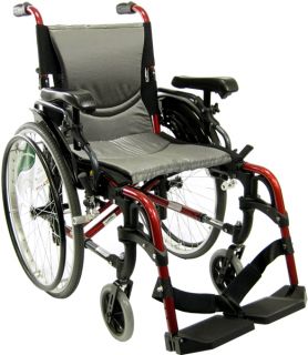 Karman S305 Wheelchair QR Wheels w Gel Foam Cushion 18